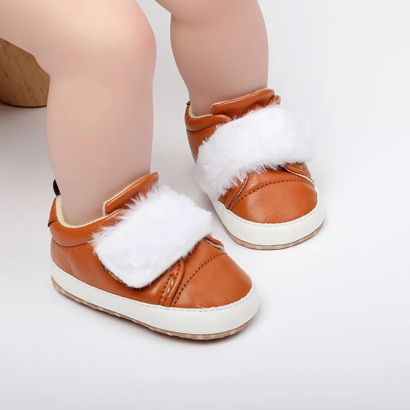 

Baby Shoes Soft Sole Prewalker Sneakers Baby Boy Girl Crib Shoe Leather Sports Non-slip Walker Shoes Crib Moccasins 0-18M3