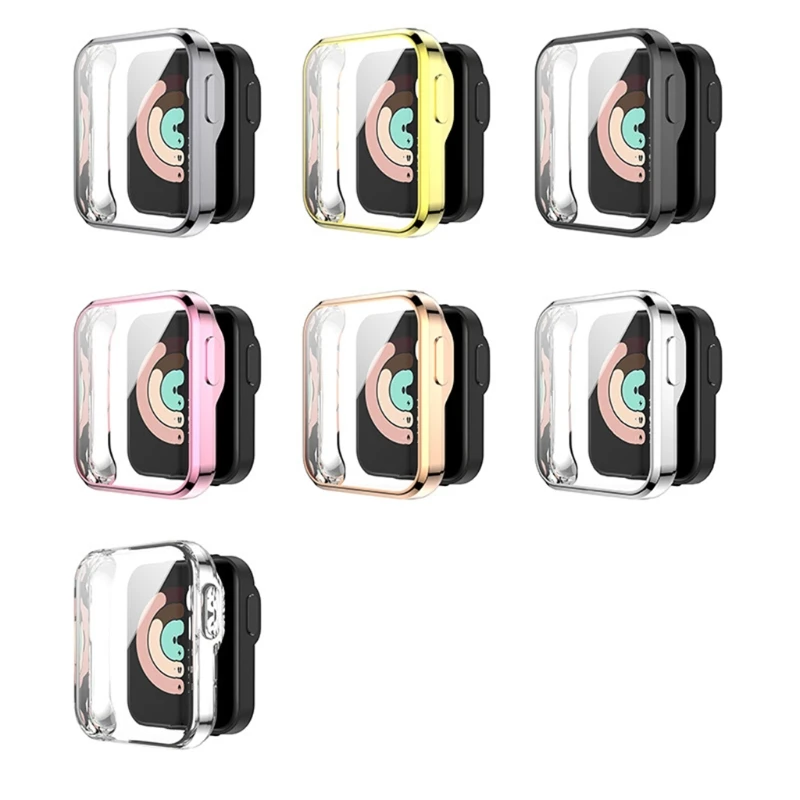 

Anti-scratch TPU Watch Case Screen Protective Cover Protector for Xiaomi Mi Watch Lite Redmi Watch Smart Watch Accessories