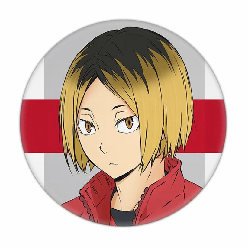 

Anime Haikyuu!! Brooch Metal Volleyball Boy Badge Cosplay Backpack Clothes Accessories