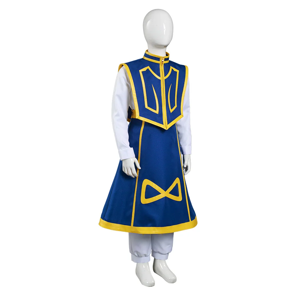 Костюм для косплея Hunter x Kurapika детская униформа костюм топы брюки накидка наряды