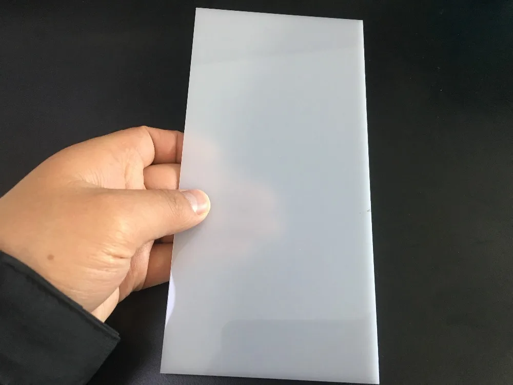 J582 9 цветов 10*20*0,23 см красочные Opacitas акриловая пластина плексиглас листовая пластиковая доска DIY Модель Россия - Цвет: white