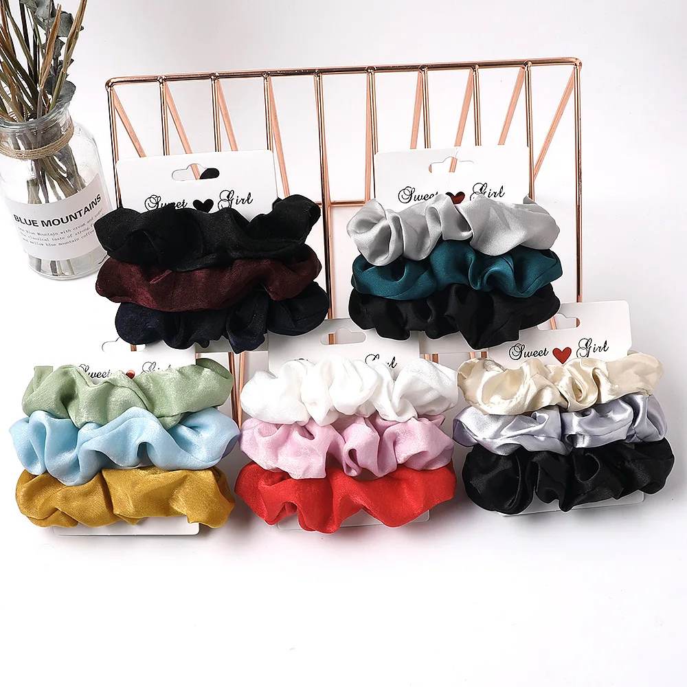 Набор для волос резинки кольцо с цветочным принтом девушек держатель хвоста