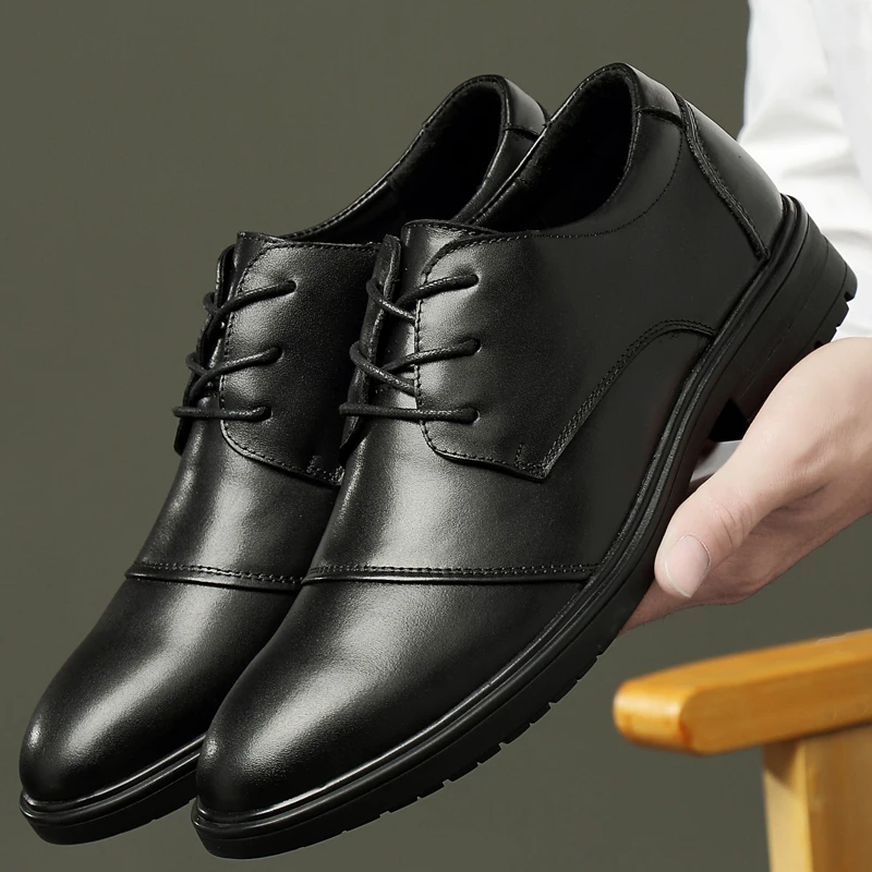Мужские классические туфли натуральная кожа на шнуровке оксфорды винтажные