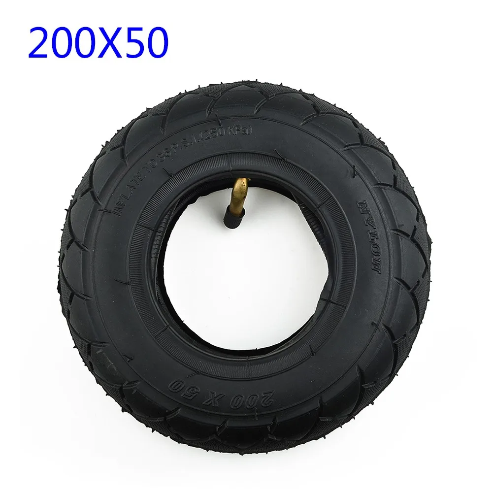 

New 200x50 Dolphin 8 inch tire inner and outer tire Tube Black Fit For Electic Scooters Thickened