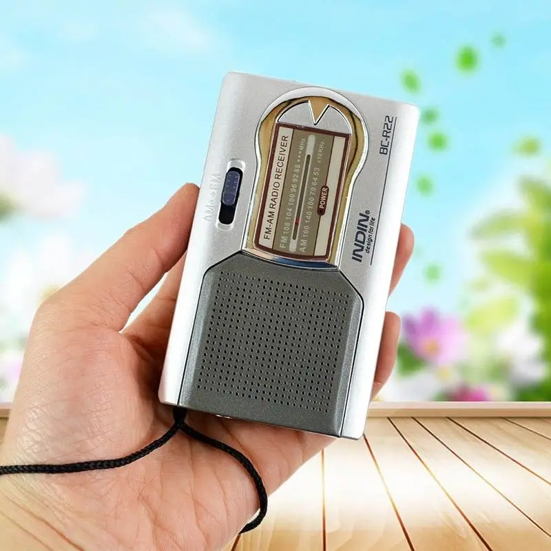 Карманный радиоприемник AM/FM мини антенна телескопический портативный приемник