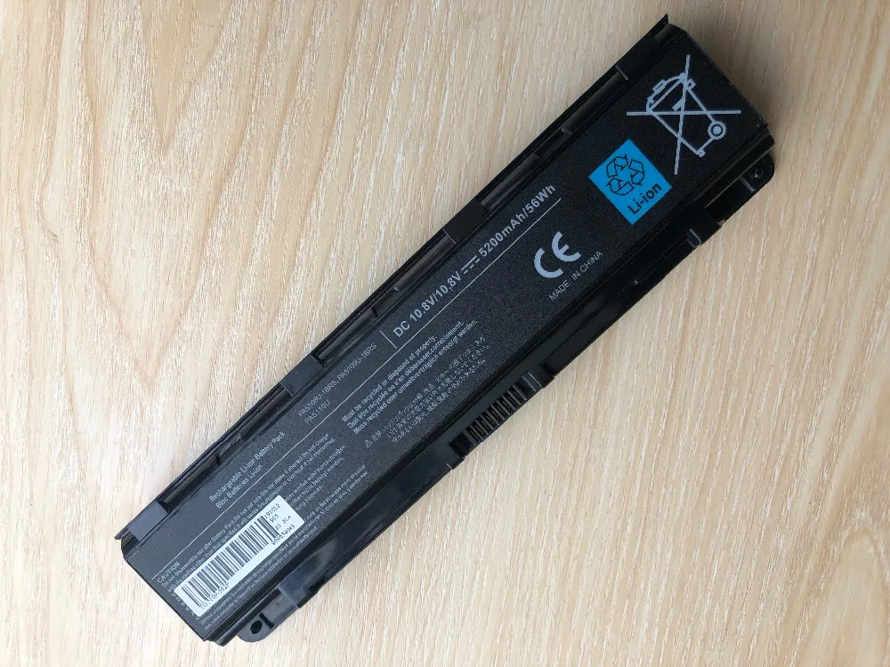 6Cells for Toshiba Laptop battery PA5109 PA5108U-1BRS PA5109U-1BRS C40 C45 C50 C50D C50T C55DT C70 C70S C75 C75D C75DT S70T-B - купить по