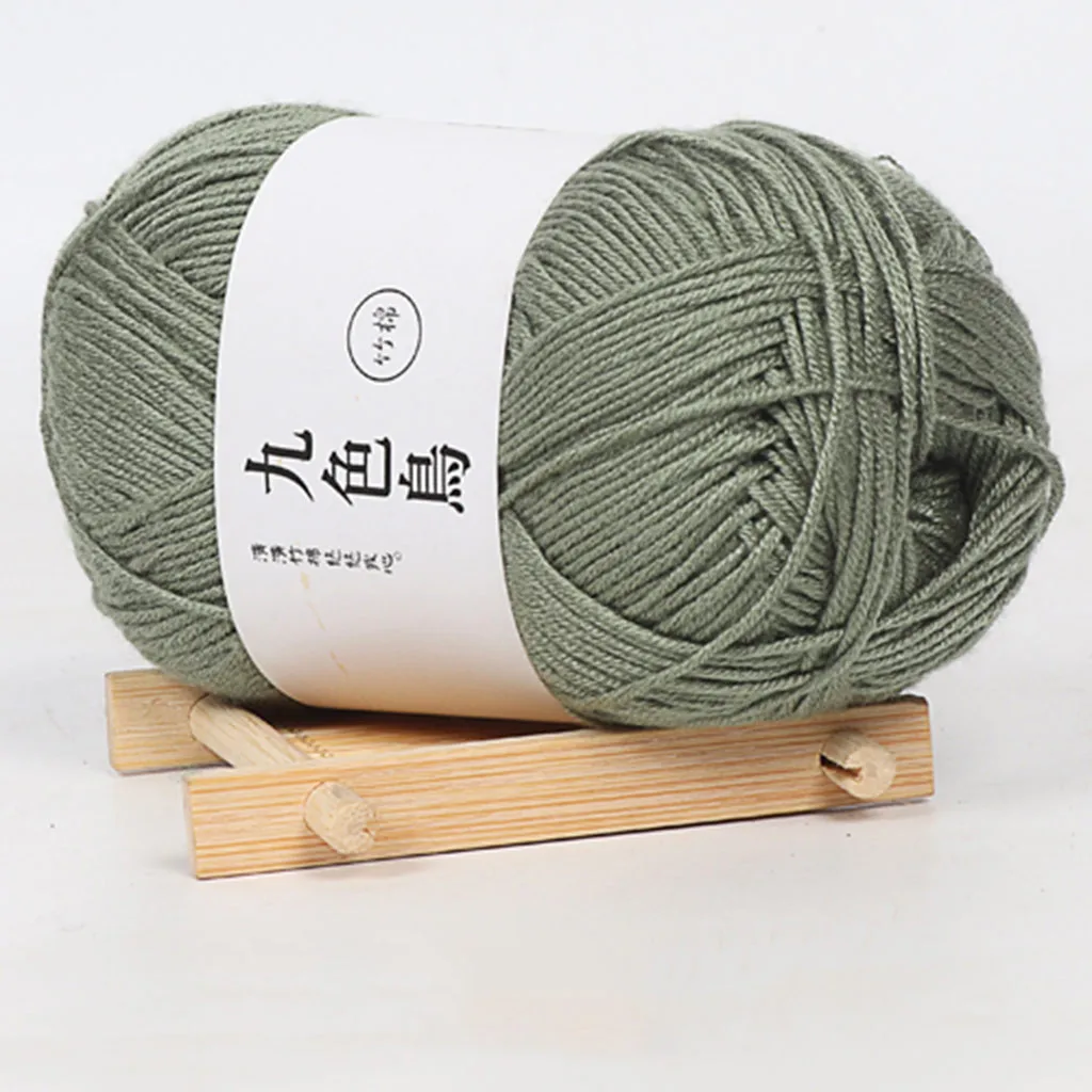 50 г/шарики Tiansi бамбуковый уголь хлопковая Детская Пряжа вязальная пряжа тонкая