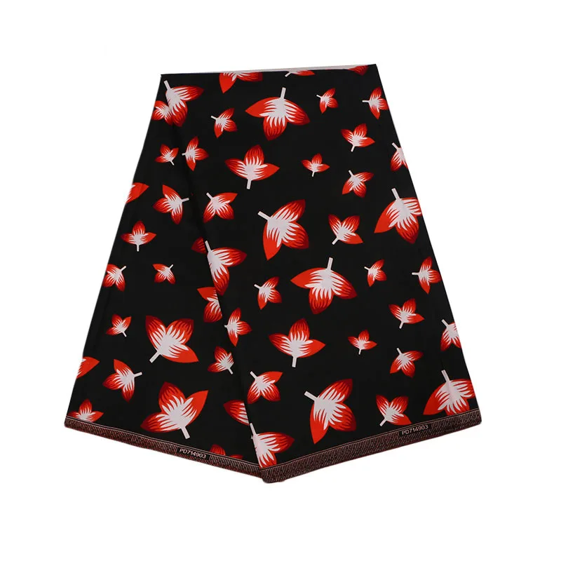 New 100% Polyester Ankara Africa Prints Wax Fabric Real Fashion Pattern High Quality 6yards Sewing for Party Dress | Тематическая