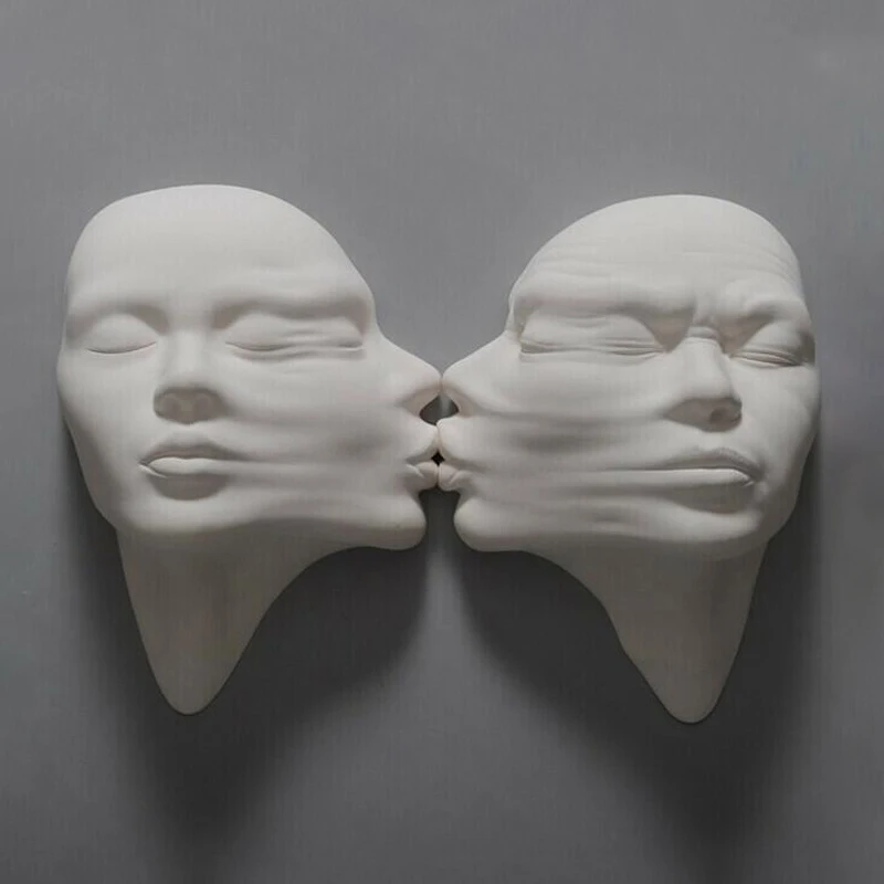 Настенная Статуэтка для дома подвесная из каучука с абстрактным изображением