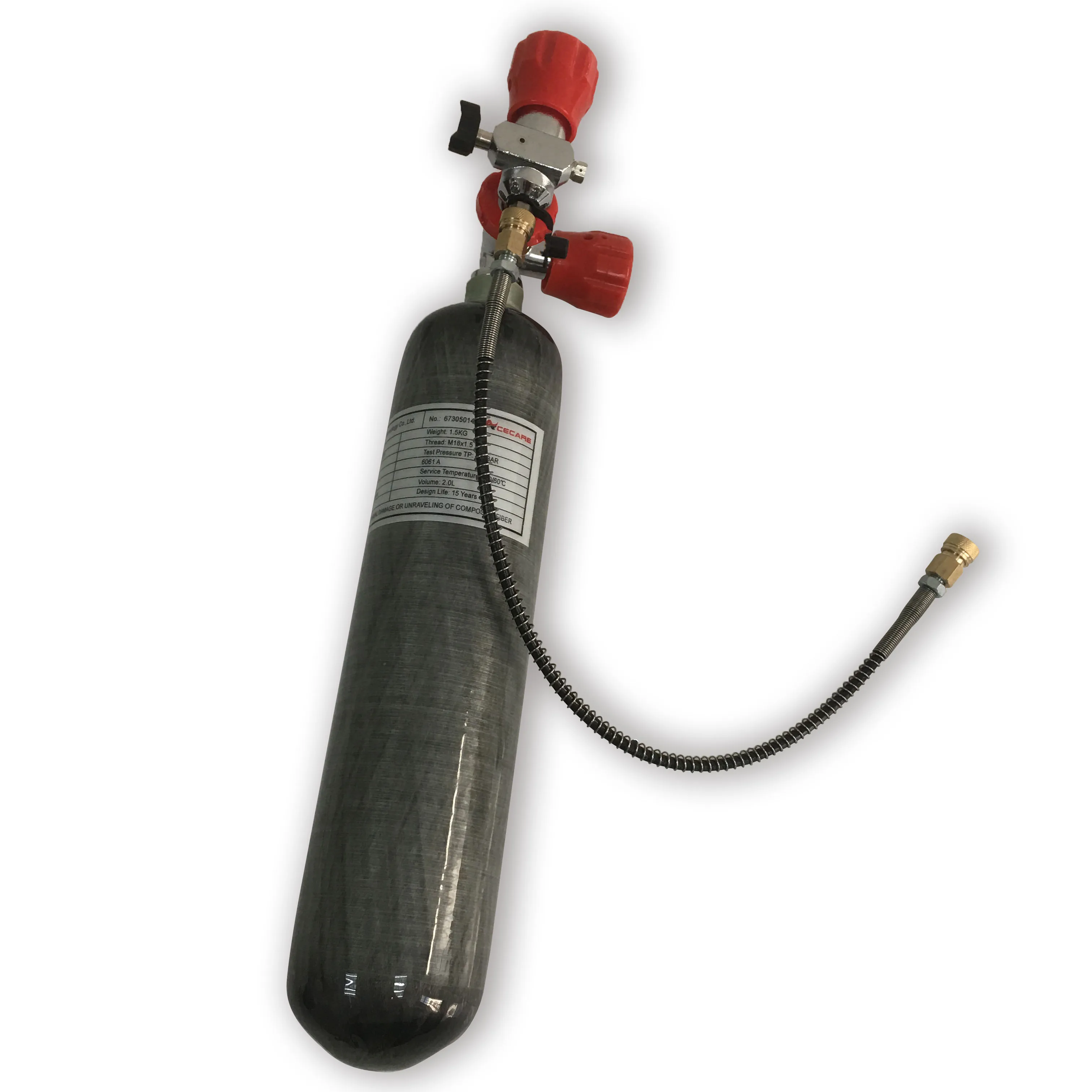 Баллон AC102101 Acecare 2L HPA для сжатого воздуха баллон Pcp 300 бар Co2 пейнтбола подводного