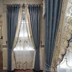 Светильник кие роскошные новые занавески для гостиной, простые современные затемняющие шторы для спальни, занавески для гостиной