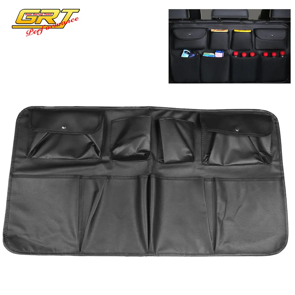 Органайзер на заднее сиденье автомобиля сумка для хранения сетчатые карманы ПУ
