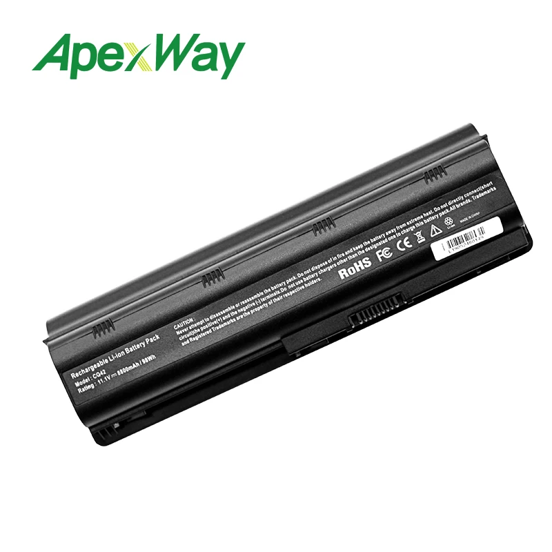 8800 мАч батарея для hp MU06 для Compaq CQ32 CQ42 CQ43 CQ56 CQ62 CQ630 CQ72 для hp Pavilion dm4 dv3 dv5 dv6 dv7 g4 g6 g7