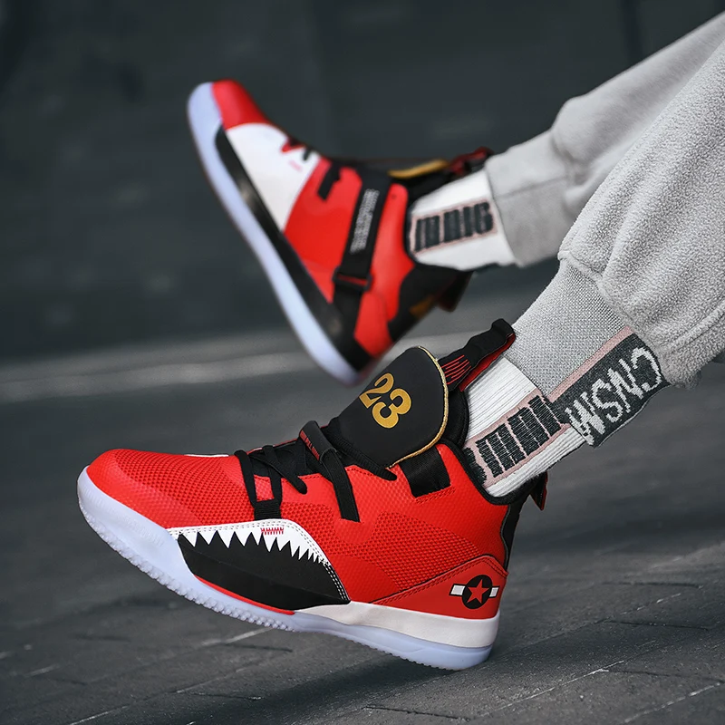 Профессиональные мужские молодежные баскетбольные тренировочные ботинки для
