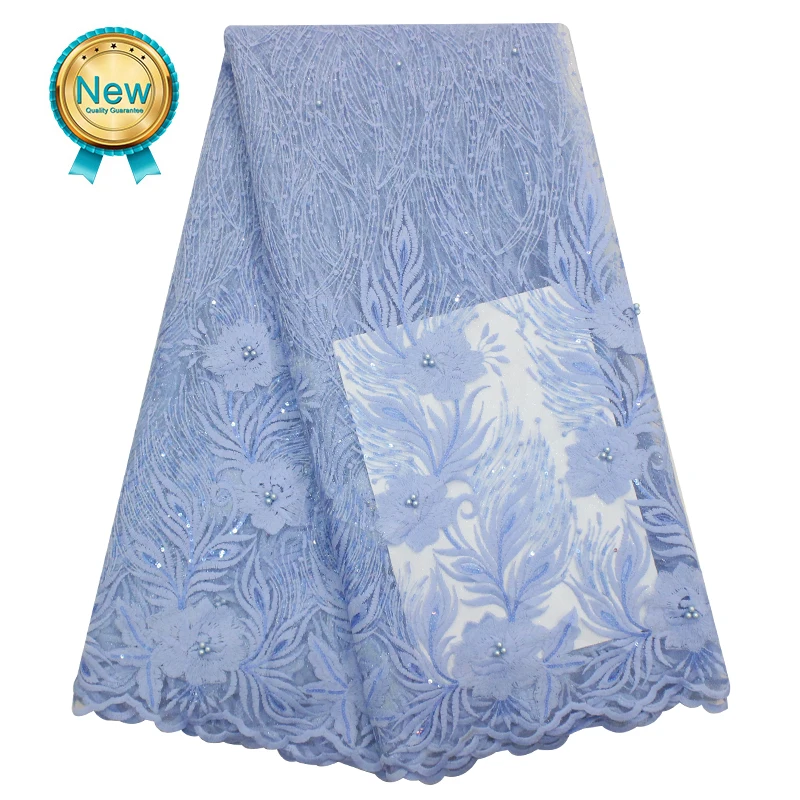 Последний французский Тюль сгоревшая оранжевая кружевная ткань 2020 Высокое