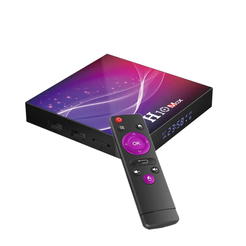 H10 Max H616 ТВ коробка Оперативная память 64G Smart cетевой медиаплеер Hd smart android Декодер