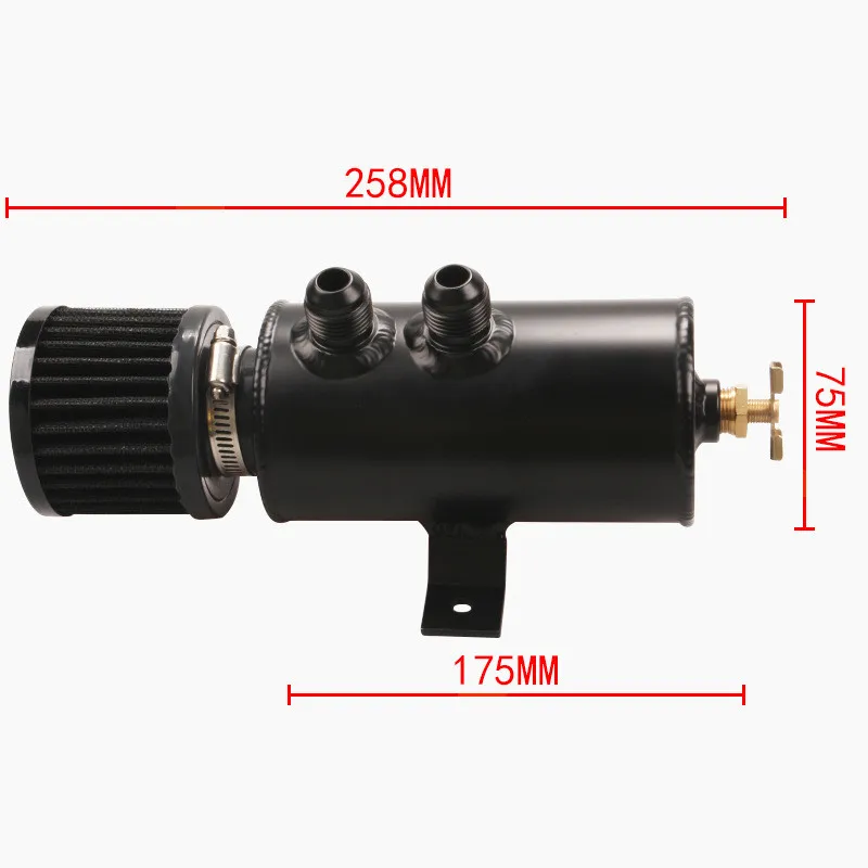 С AN10 шланговым комплектом Универсальный алюминиевый двигатель щеткой масляной