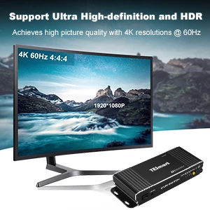 HDMI переключатель 4K, TESmart HDMI 4K@ 60Hz Ultra HD 2x1 HDMI KVM переключатель поддерживает USB 2,0 устройств управления до 2 компьютеров/серверах