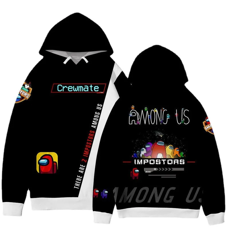 

New Video Game Kids Hoodie Impostor Graphic Anime Streetwear Cartoon Sweatshirt Sudadera Hombre Among Hip Hop Hoodie