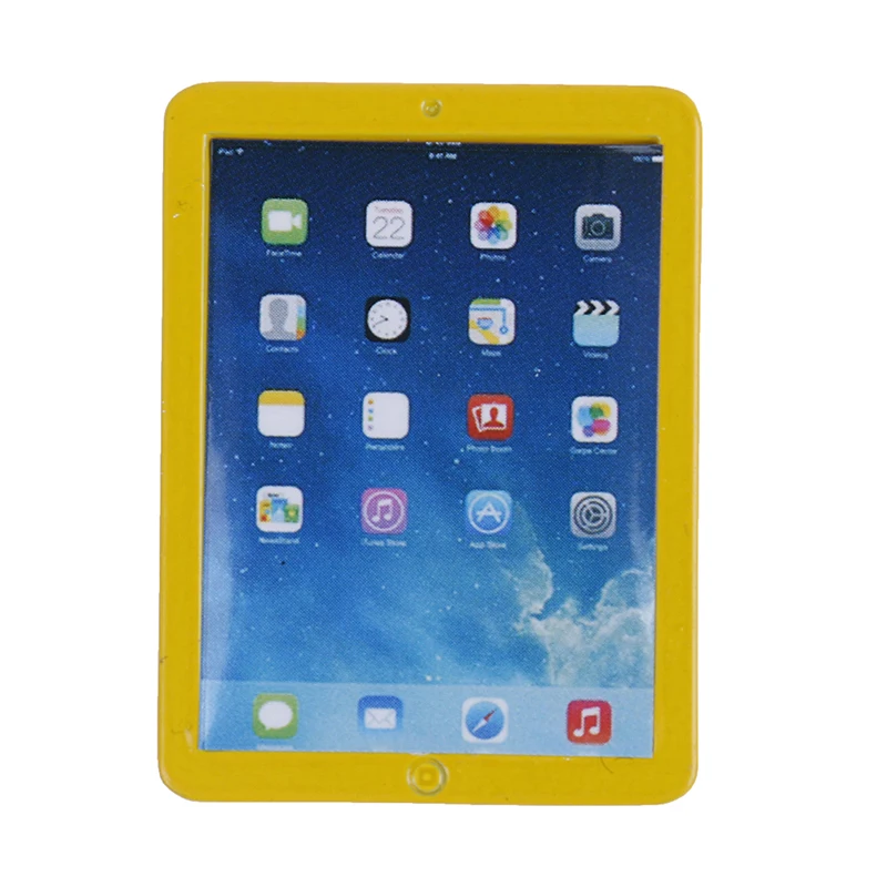 Кукольный домик Миниатюрные аксессуары мини планшет компьютер модель имитация