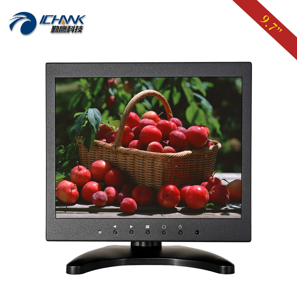 ZB097TN-V592/9," 10" дюймов 1024x768 ips ЖК-экран 720p BNC HDMI VGA металлический чехол монитор ПК дисплей USB порт u-диск видеоплеер