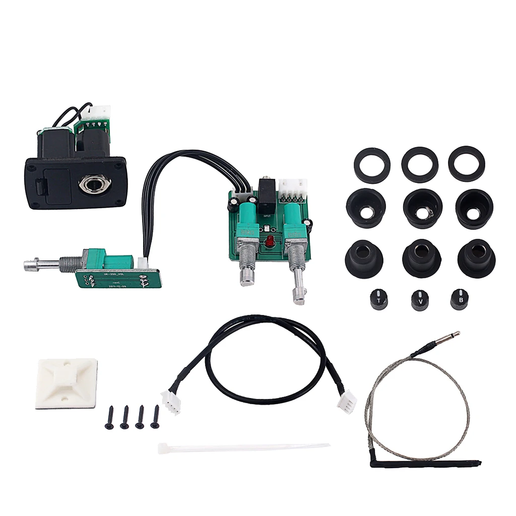

EQ Uke Piezo Pickup Volume Control Tuning String Instrument Parts