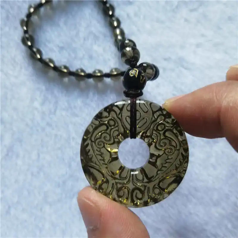 Ожерелье из натурального камня 32*32 мм ювелирные изделия подвеска ледяного