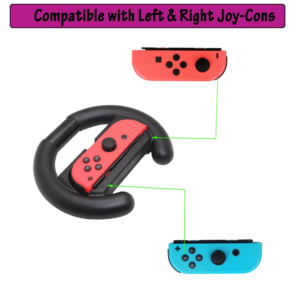 Для Nintendo Switch игровой гоночный руль для Wii Mario Kart пульт дистанционного управления
