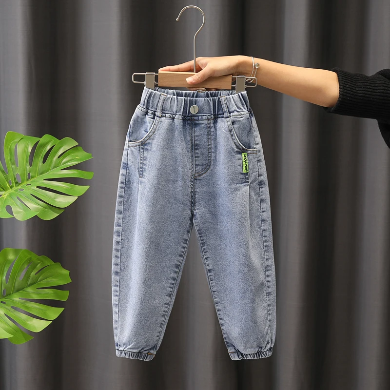 

Kids Loose Denim Long Pants New Spring and Autumn Casual Jeans Trousers Baby Toddler Boy's Denim Pants Children's Clothes 2-6T