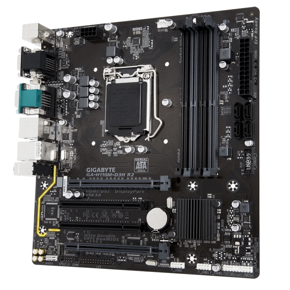 Материнская плата Gigabyte GA-H110M-D3H R2 | Компьютеры и офис