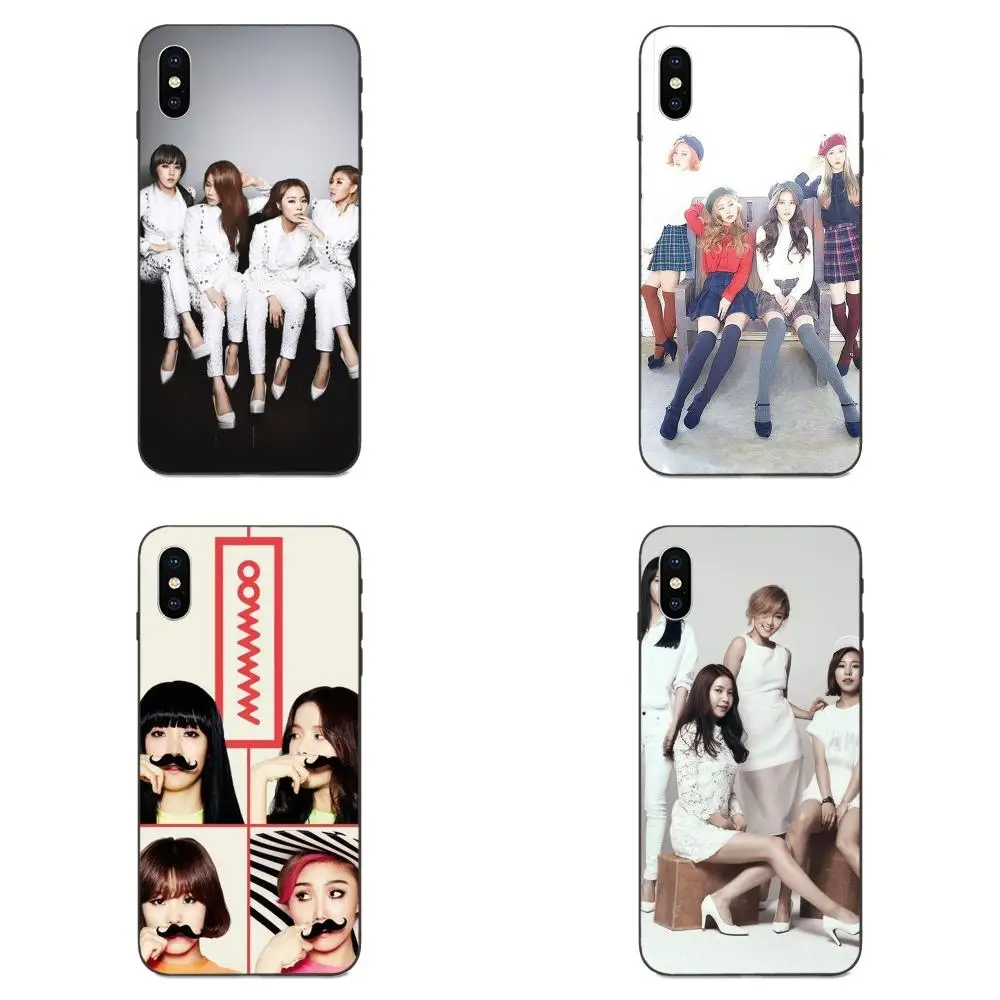 Mamamoo корейские групповые обои из мягкого ТПУ крутые лучшие для Apple iPhone 4 4S 5 5S SE 6 6S 7 8