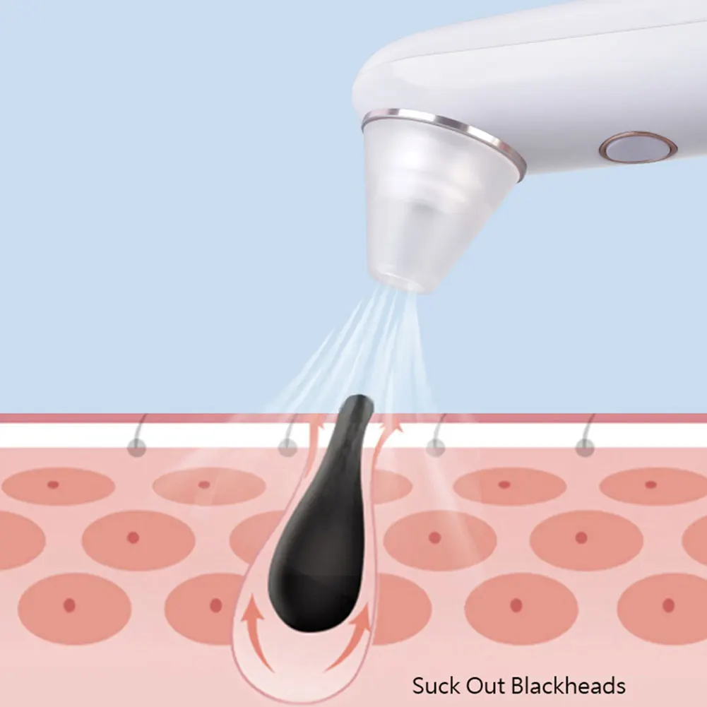 

Blackhead Remover Vacuum With Camera Electric Cleaner Black Dot Small Bubble Nose Pore Acne Facial Cleaning Pimple Remover Tools