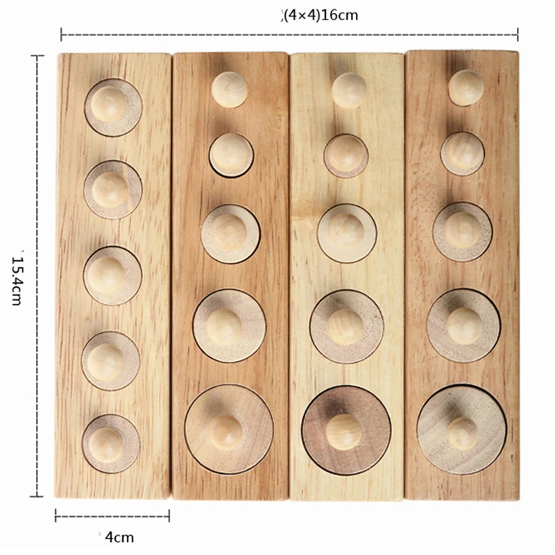 

Baby Montessori Educational Sensory Toys Colorful Socket Cylinder Block Educational Preschool Early Learning Toy C1264H