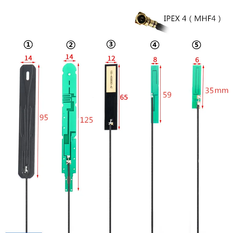 Fr EM7455 EM7430 EM7340 EM7330 EM7305 L850 GL IPEX4 Внутренняя антенна U.FL 4G PCB MHF4 LTE антенна| |