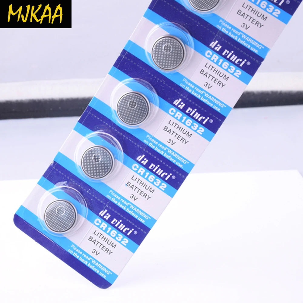 5 шт. 3 в кнопочный аккумулятор CR1632 1632 BR1632 ECR1632 DL1632 KL1632 L1632 литиевые батареи|Часовые