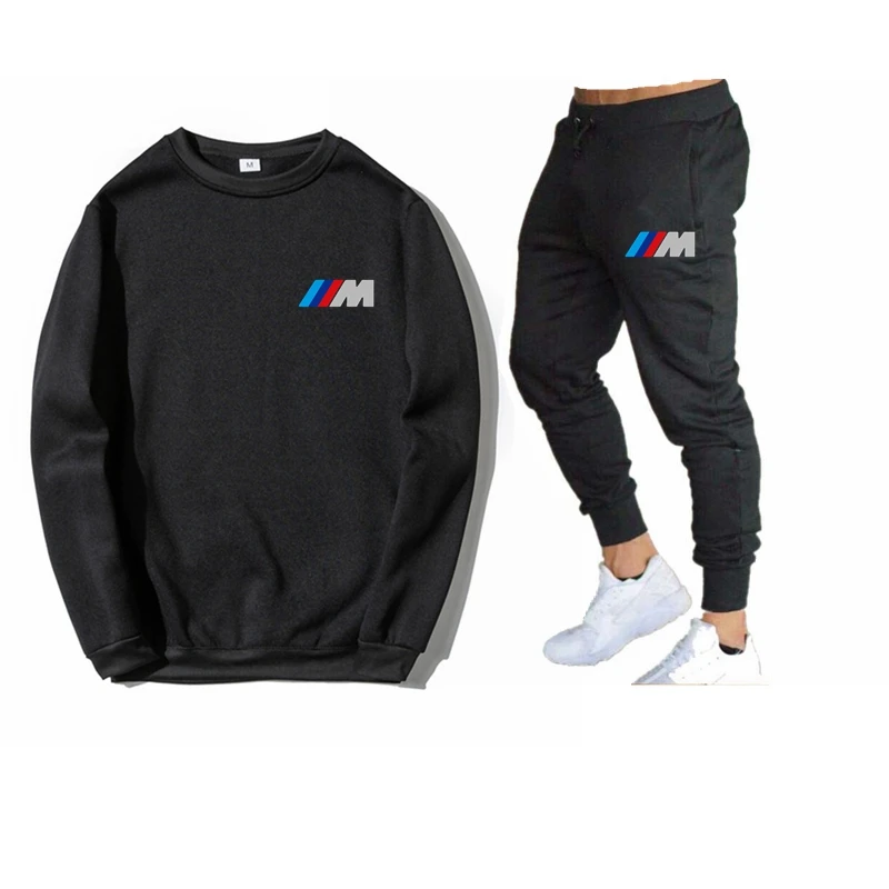 

Men's sportswear suits, fashion casual sweatshirts and sweatpants, autumn brand clothing 2-piece set 2021