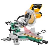 upgraded 7 inch rod miter saw with extended guide rail multi function miter 45 degree woodworking aluminum sawing machine 220v