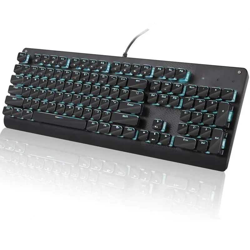 Механическая игровая клавиатура E yooso K600 с 104 клавишами светодиодный экран