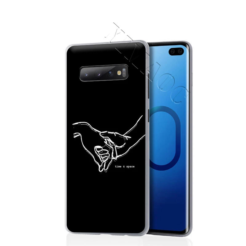 YIMAOC минималистский линейный парный чехол для Samsung Galaxy S10 S9 S8 S7 Plus A70 A60 A50 A40 A30 A20 A10 A50S