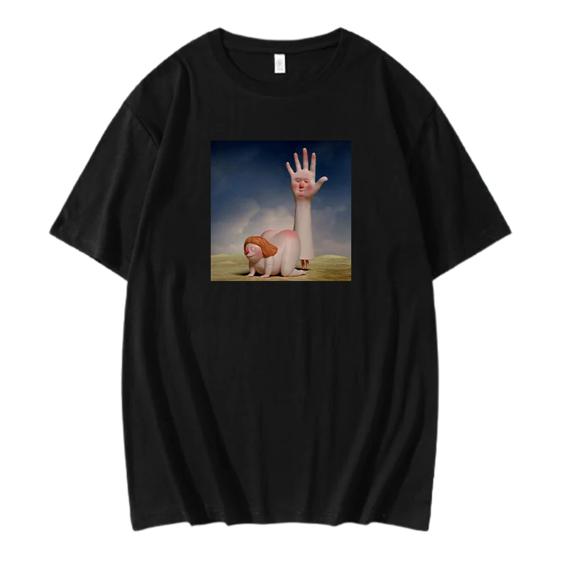 

NFT French Cartoon art vampire 100% Cotton drop shoulder Custom ODM Original Design Reflective High Street T-Shirt