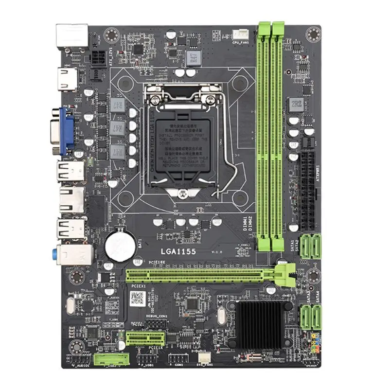 H61 рабочего Материнская плата LGA1155 для i3 i5 i7 Процессор поддержка ddr3 ПАМЯТЬ