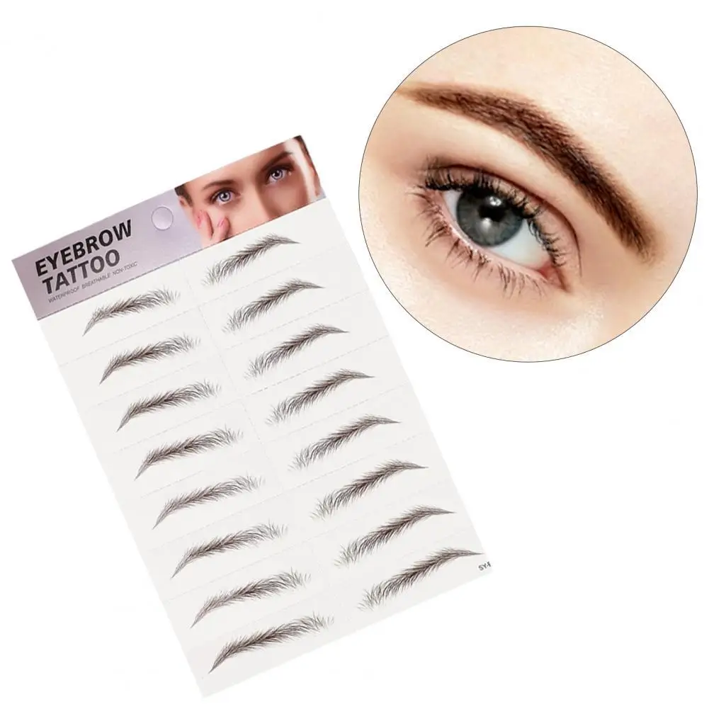 

Стикер для бровей с защитной пленкой на заказ Универсальный Стиль Нежный изогнутый стикер для бровей домашний макияж Ложные брови стикер s