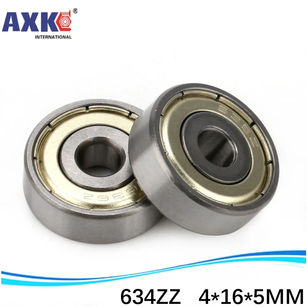 

Factory direct sale 634 634ZZ 634-2Z 634Z R1640HH 80034 4*16*5 mm High quality miniature deep groove ball bearing 50pcs/lot
