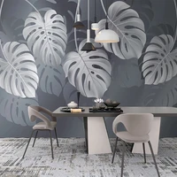 custom 3d wall mural modern plant leaves photo wallpaper living room tv sofa bedroom creative home decor papel de parede fresco