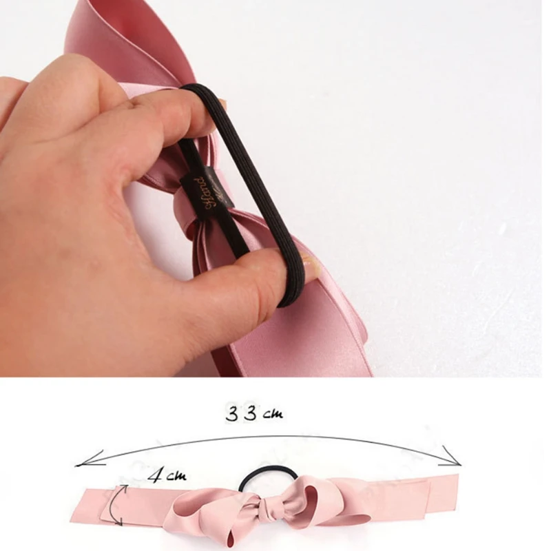 Модная женская повязка для волос разноцветная резинка держатель конского хвоста