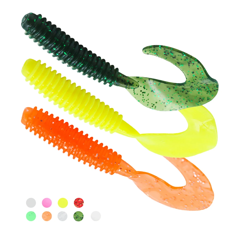 

Мягкая приманка 50 шт./лот, черви, 50 мм, 60 мм, 70 мм, джиг-Воблеры, приманка для рыбной ловли, искусственные черви, приманка для ловли карпа, рыба, ...