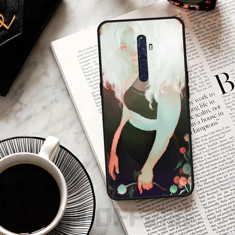 Reayou Glowing girl Phone Case Cover For OPPO R9 R9S 9S PLUS 11 plus 11S 15 Normal 17 17pro | Мобильные телефоны и