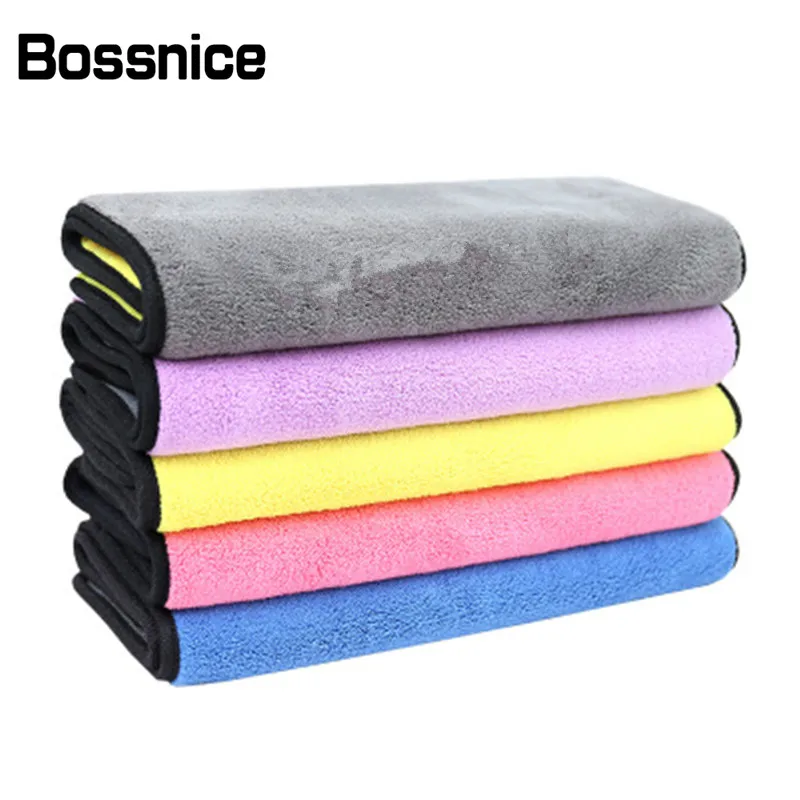

10PCS Car Muti-color Microfiber Towel Car Wash Cloth Auto Cleaning Paint Care Polishing Towel Thick Cloths Car Accessories