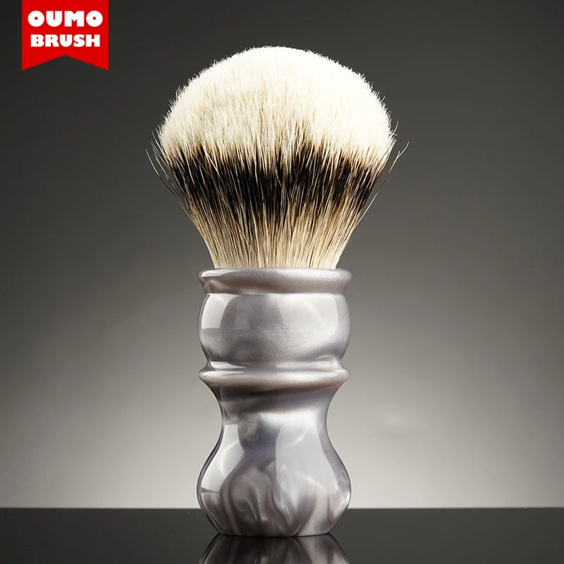 OUMO BRUSH - Galaxy Venus badger shaving brush with Manchuria/ACE/SILK/HOOK/WT | Красота и здоровье