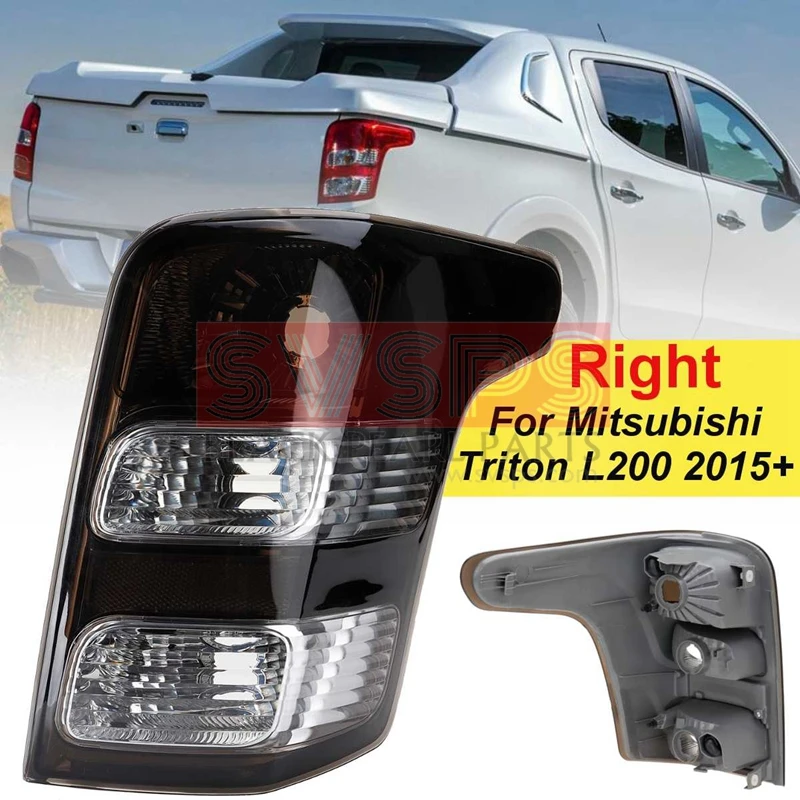 

Black Left-Right Tail Light Lamp Right Side for Mitsubishi for Triton L200 2015 2016 2017 2018 2018 for Fiat for Strada